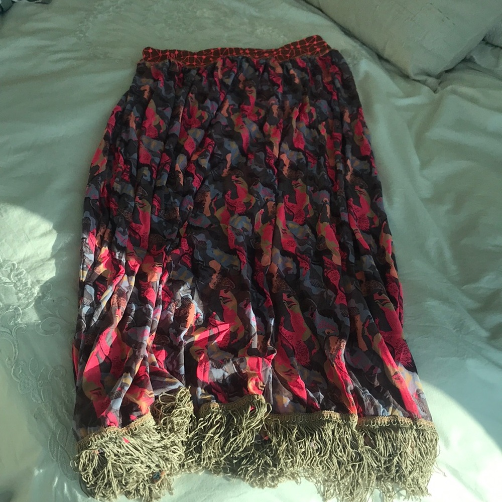 Maaji sheer cover up long skirt